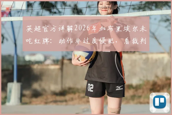 英超官方详解2026年加布里埃尔未吃红牌：动作非过度侵犯，看裁判规则如何界定暴力行为
